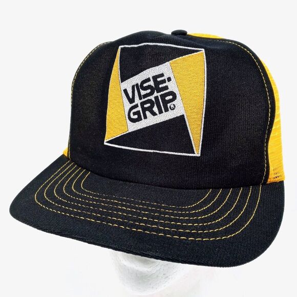 Unbranded Other - *READ* Vintage Vise Grip Made in USA Trucker Mesh Snapback Tools Cap Hat